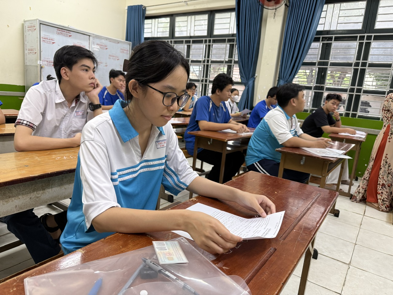 Thí sinh thi tốt nghiệp THPT 2025