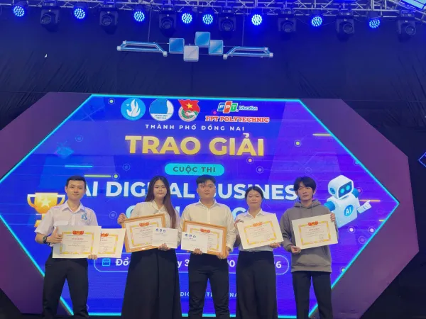 Dự án DNTU NaiVerse giành giải Nhất cuộc thi AI 2026