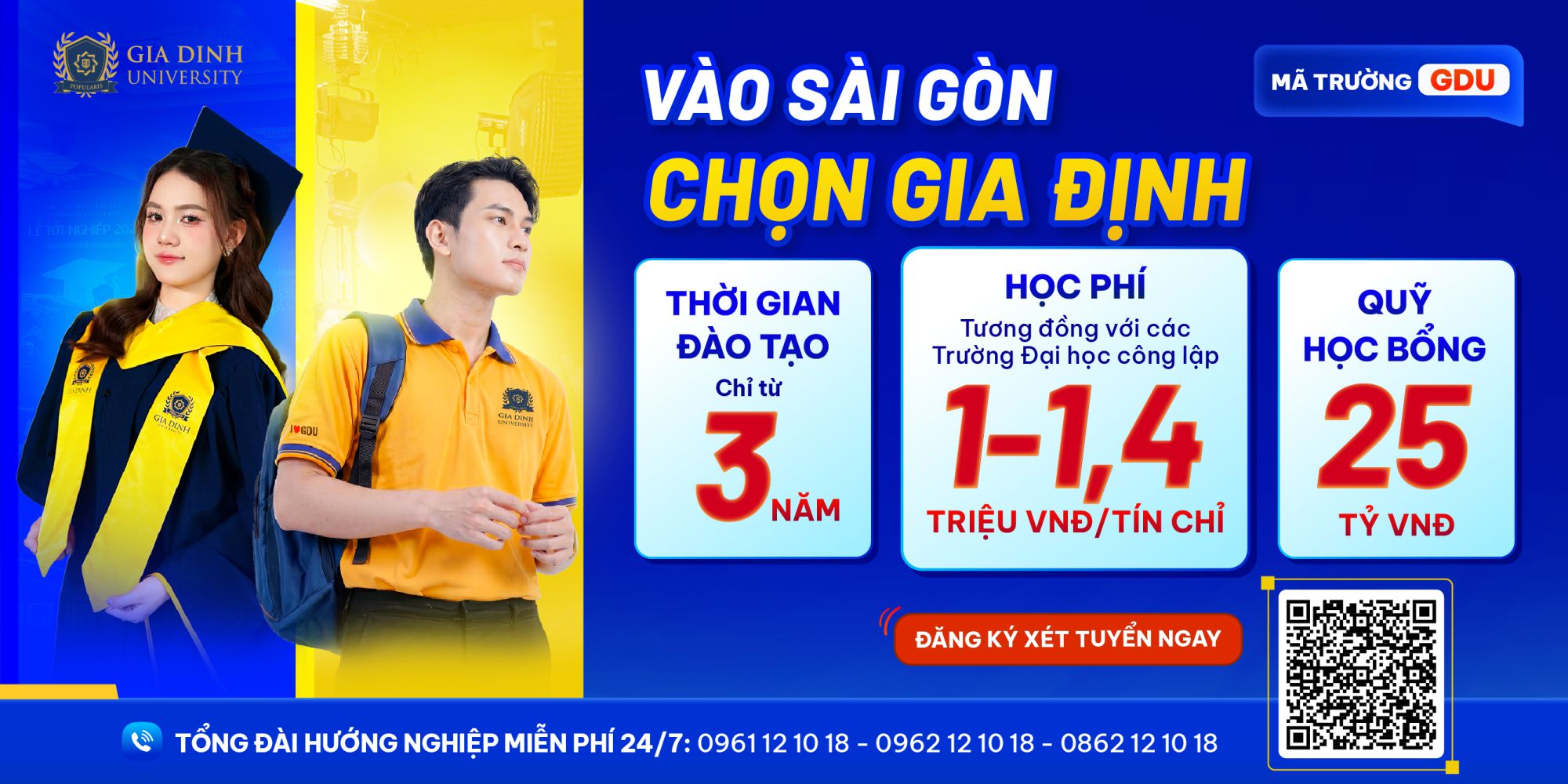 GDU- chân bài TSĐH-HCM WEB