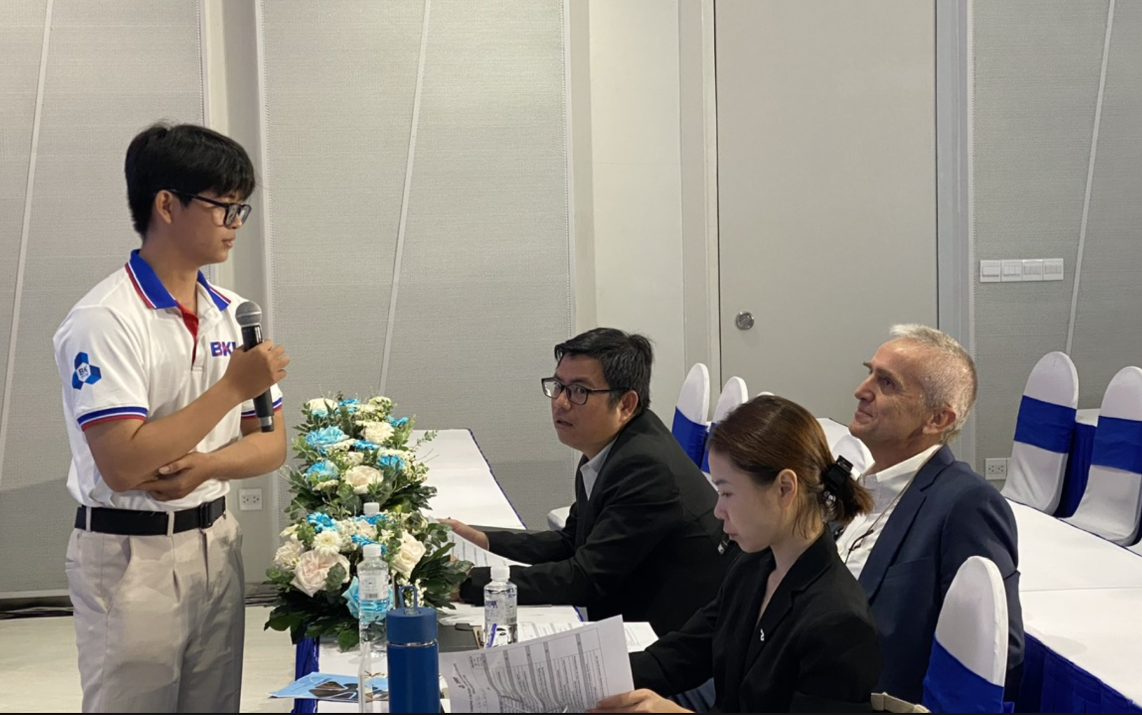 Thi sinh tại vòng chung kết Bach khoa Innovation 2024