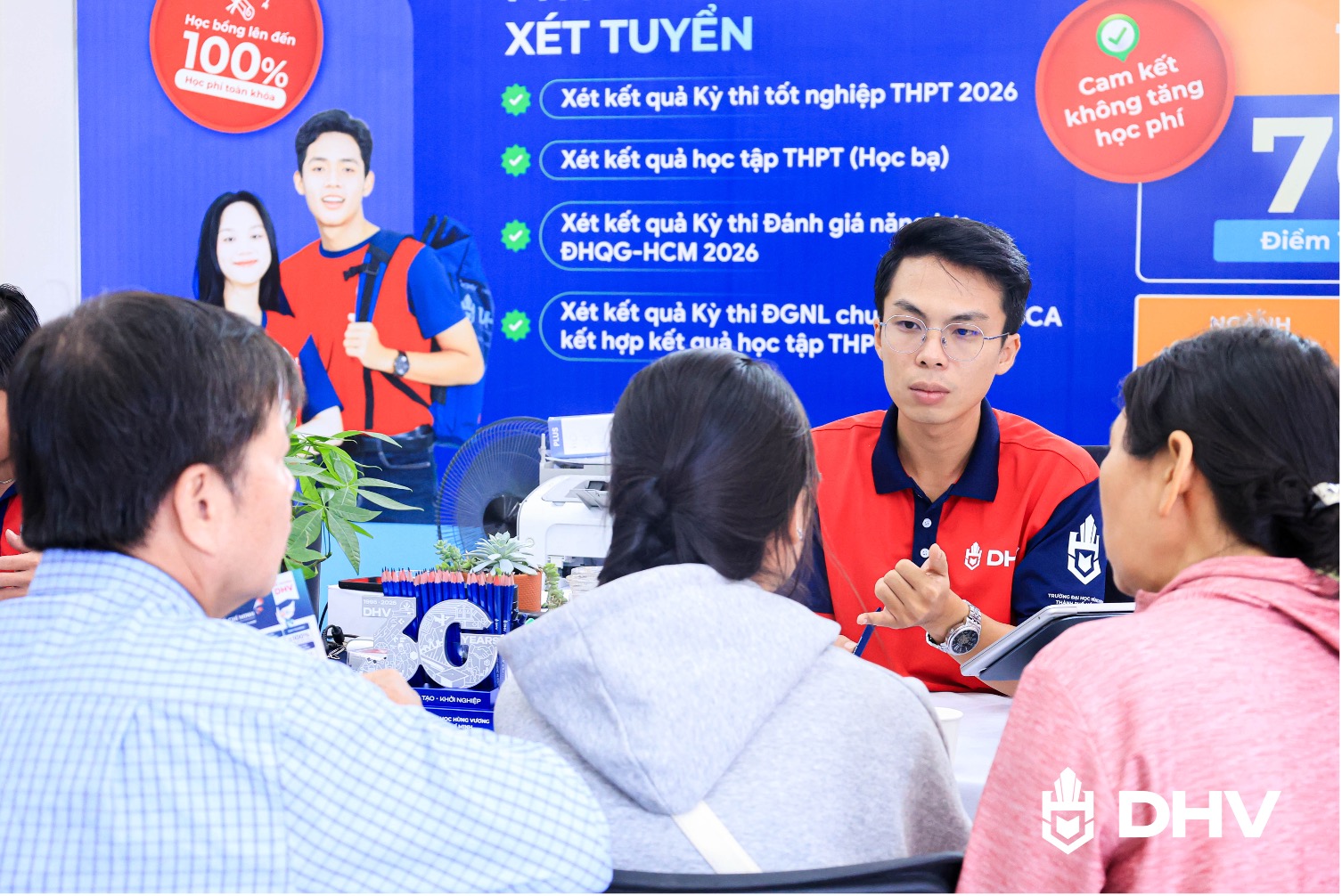 DHV cam kết không tăng học phí