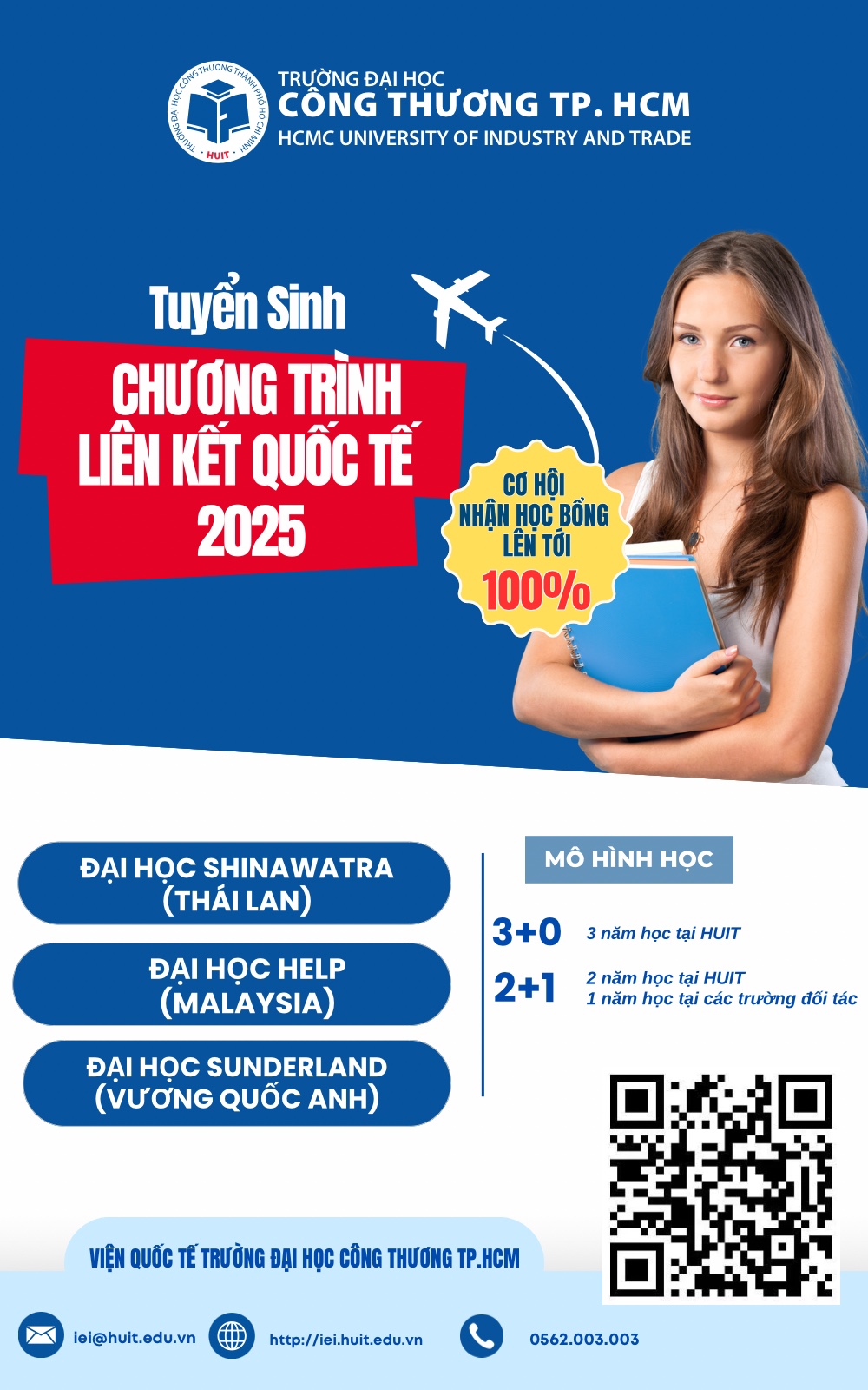 HUIT - Lien ket quoc te 2025 - Trang chu web