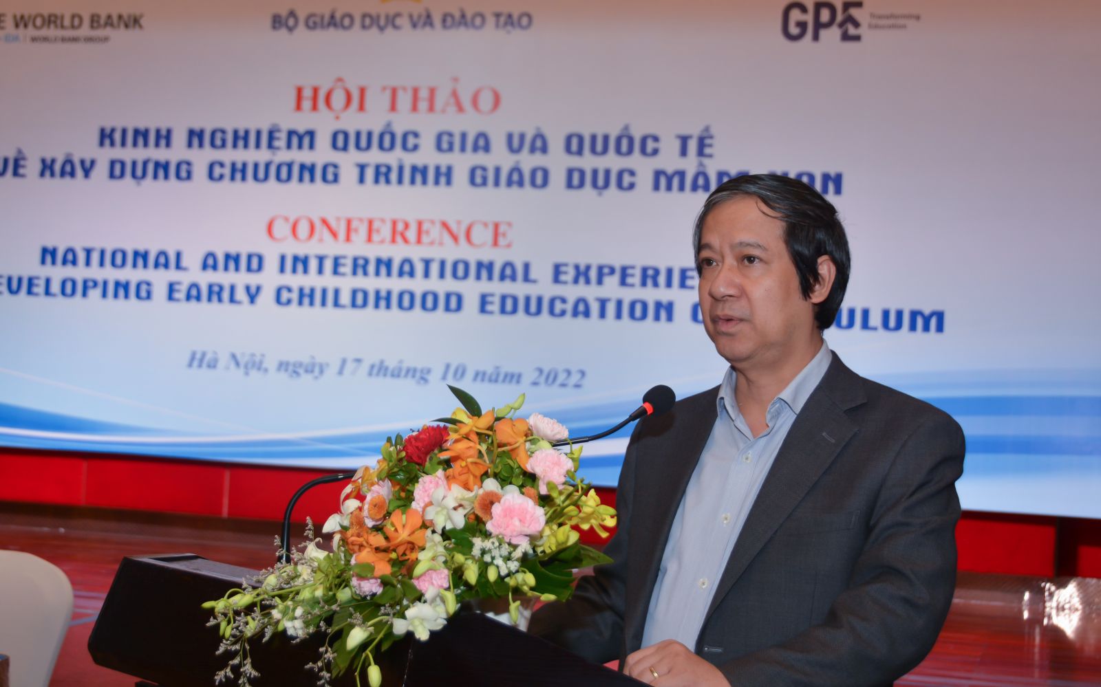 Bộ trưởng Nguyễn Kim Sơn phát biểu tại hội thảo