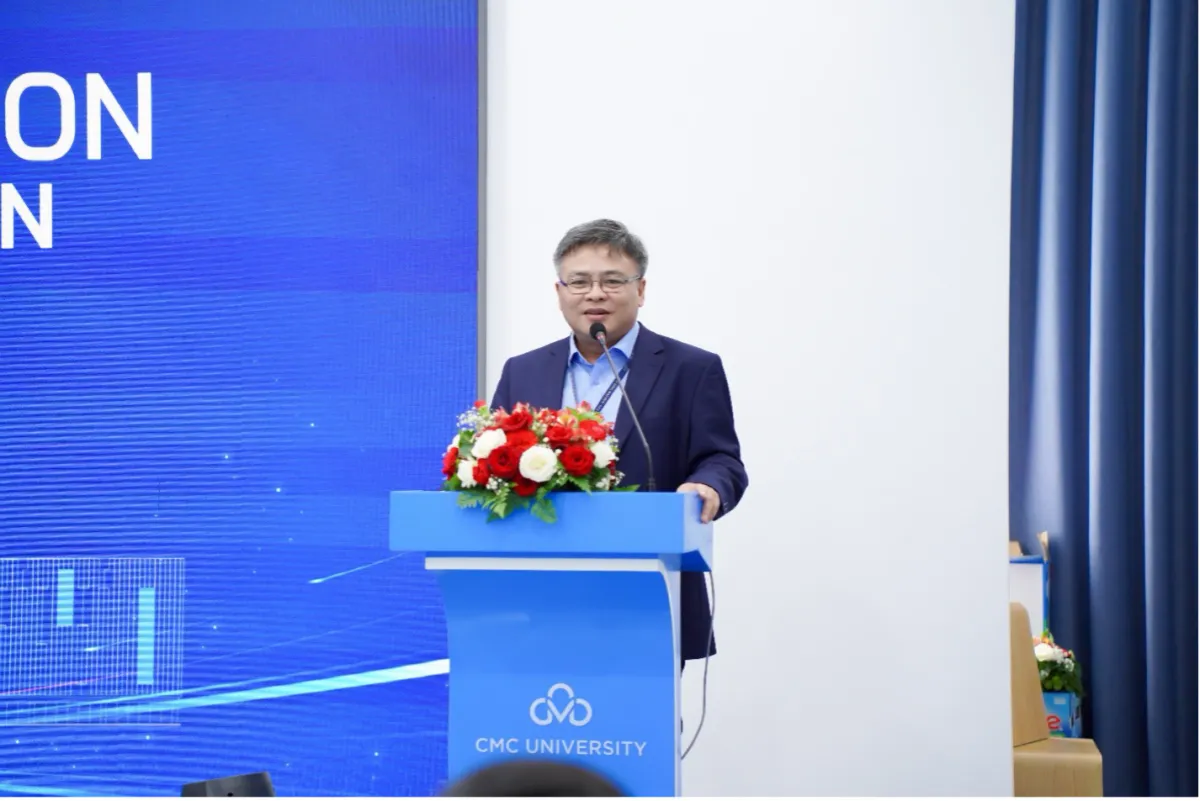 PGS.TS. Phạm Văn Song - Quyền Hiệu trưởng GDU chia sẻ định hướng phát triển của Nhà trường trước những chuyển biến của AI.