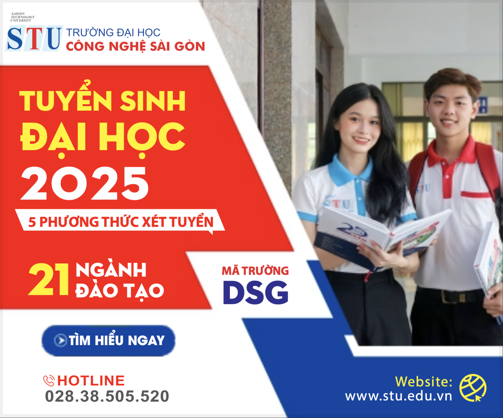 STU - Tuyen sinh TP HCM - Phai