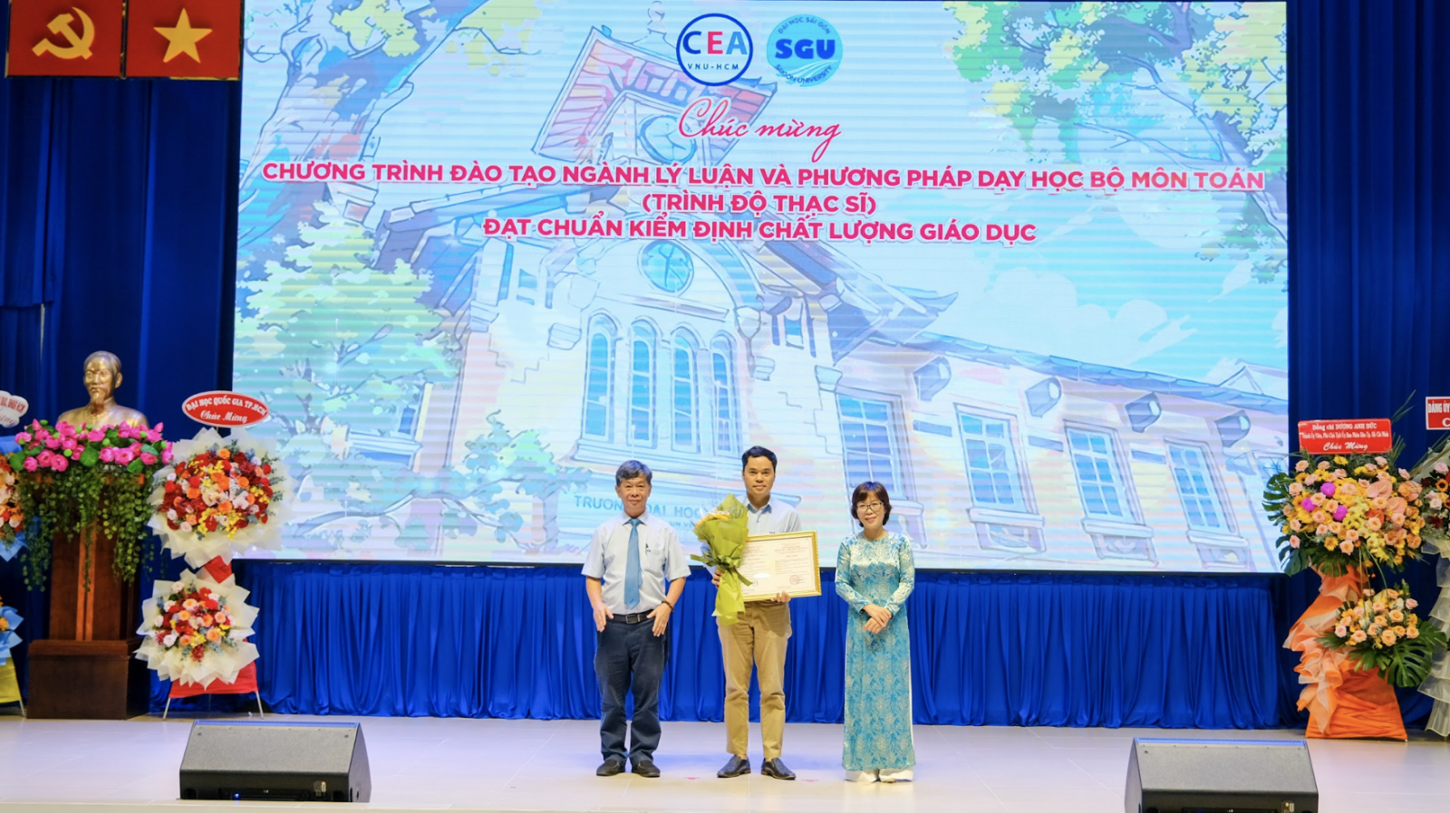 Trao chứng nhận kiểm định chất lượng giáo dục cho Trường ĐH Sài Gòn