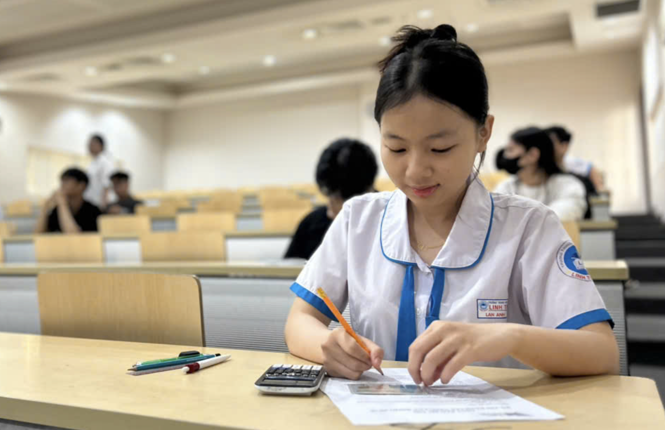 Thí sinh thi đánh giá năng lực năm 2025