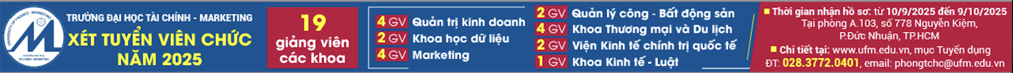 UFM - Xét tuyển viên chức
