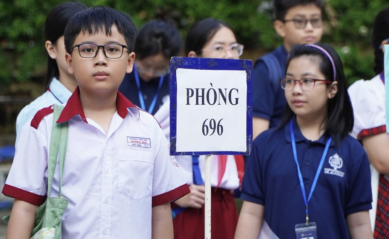 Học sinh dự khảo sát vào lớp 6 Trường THCS - THPT Trần Đại Nghĩa