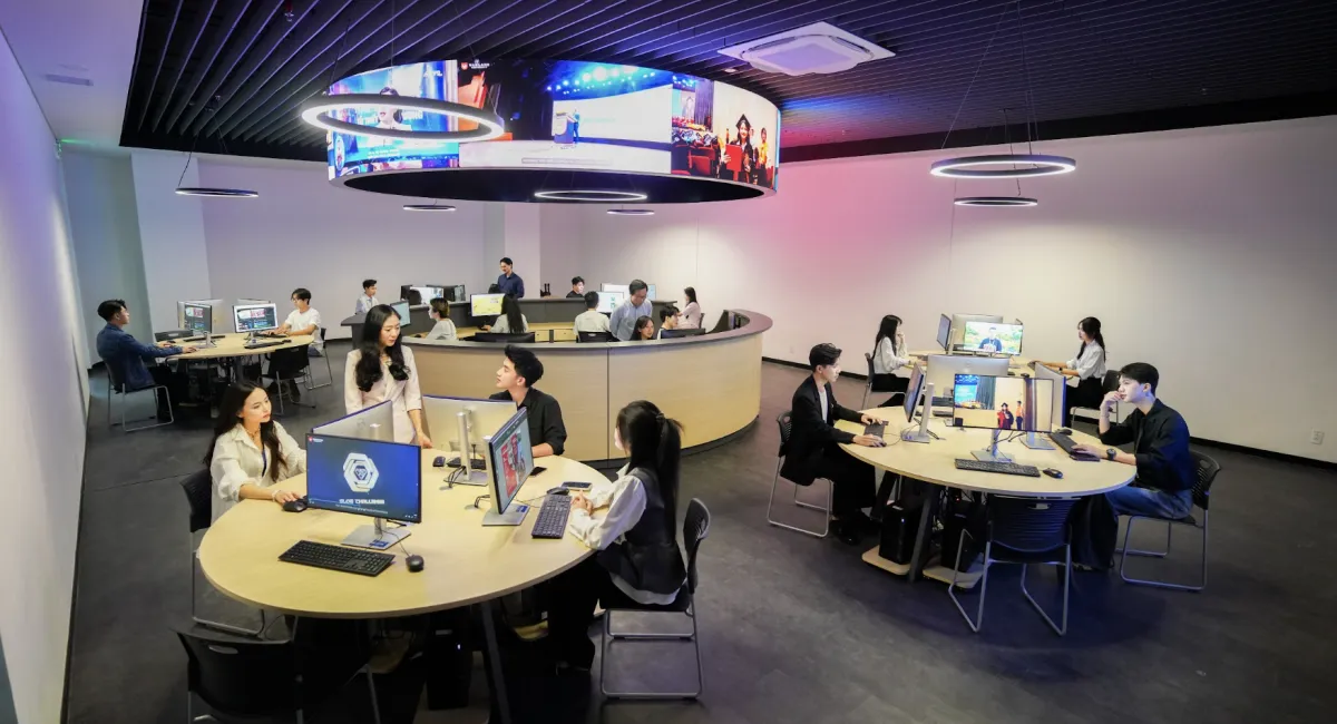 Không gian học tập tại Trường ĐH Văn Lang