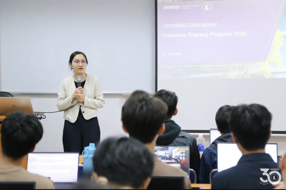 Sinh viên tham gia Chương trình Đào tạo Tài năng Thiết kế Vi mạch 2026