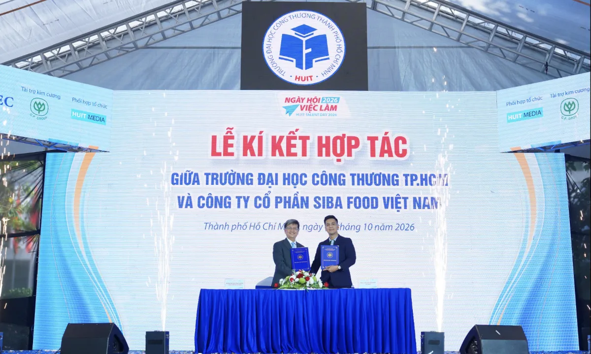Trường Đại học Công thương TPHCM ký với các doanh nghiệp đối tác 