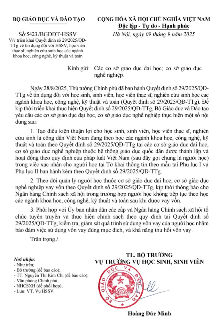 Tín dụng sinh viên