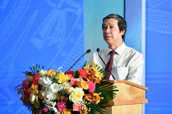Bộ trưởng Nguyễn Kim Sơn phát biểu tại Hội nghị