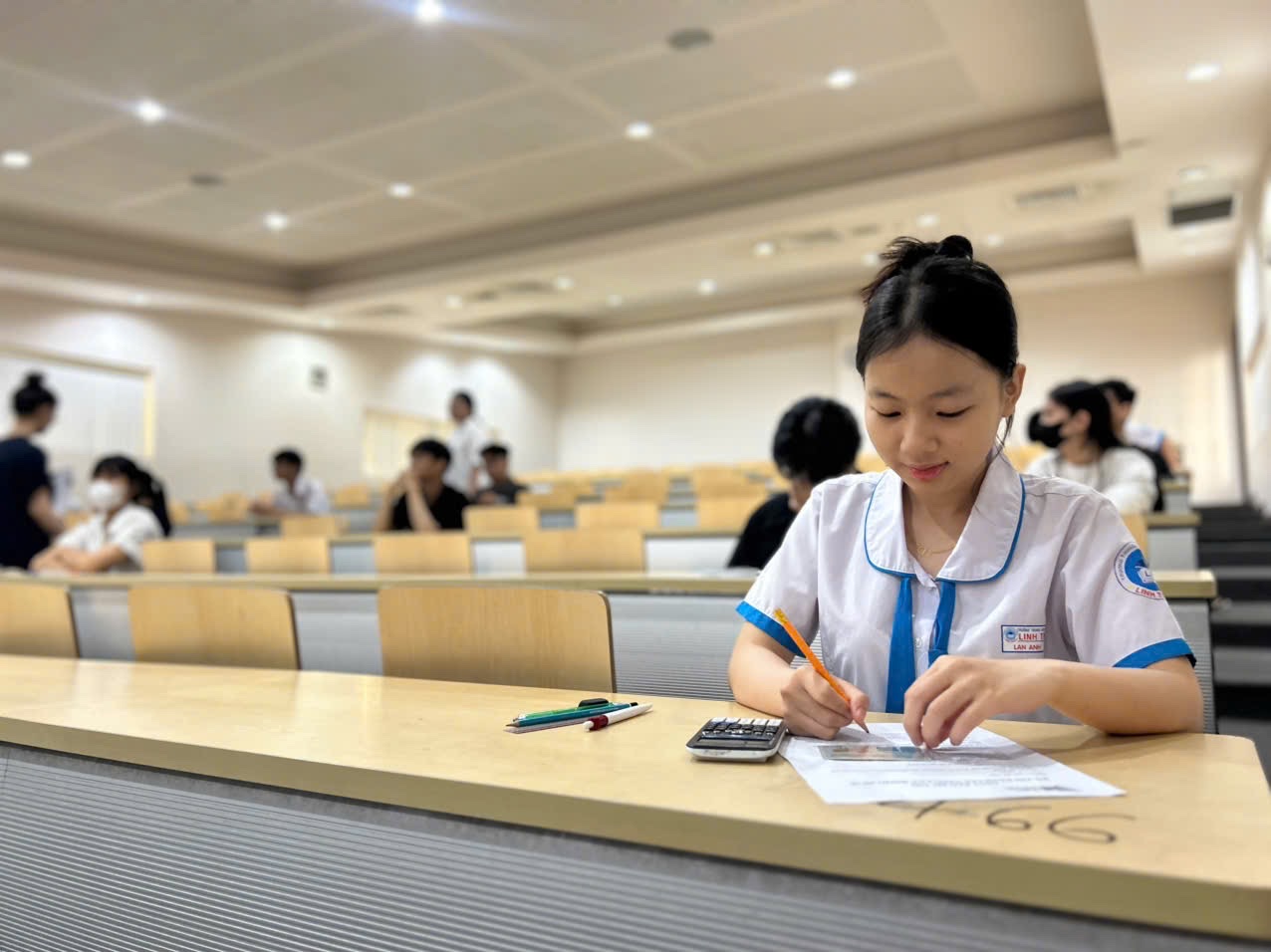 Thí sinh thi đánh giá năng lực năm 2025 do ĐHQG TP HCM tổ chức