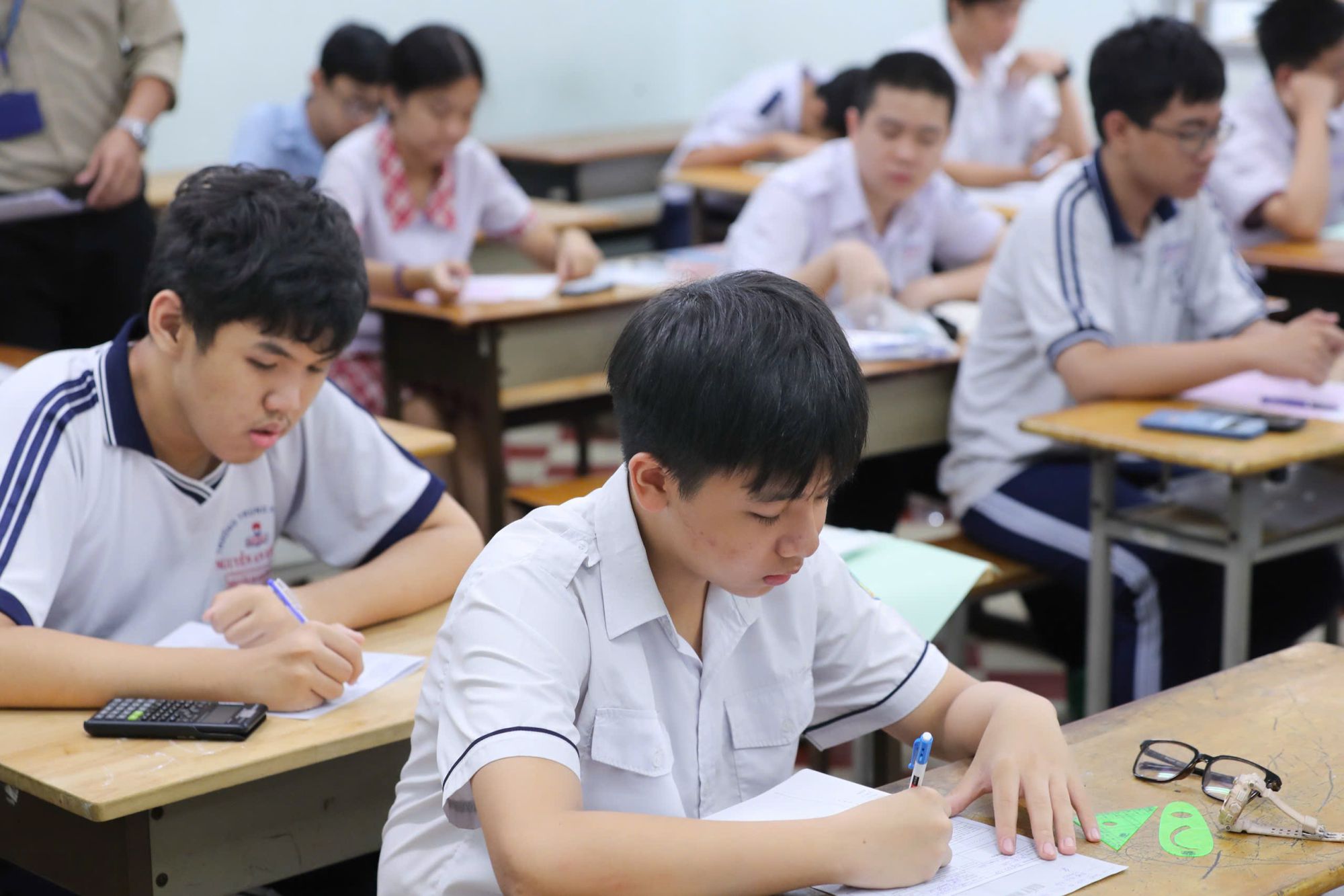 Thí sinh thi lớp 10 tại TPHCM