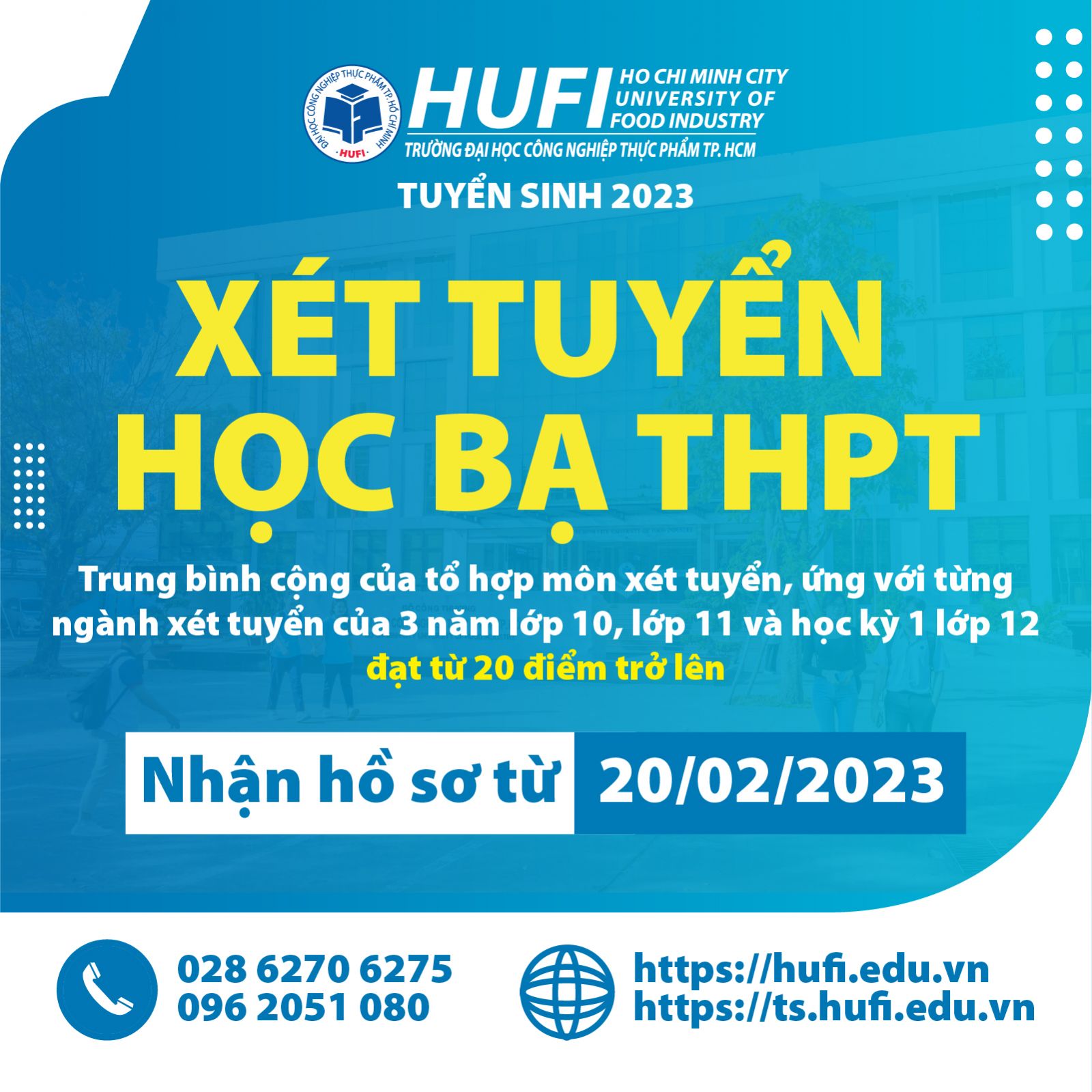 HUFI ĐH 2023 - web phải