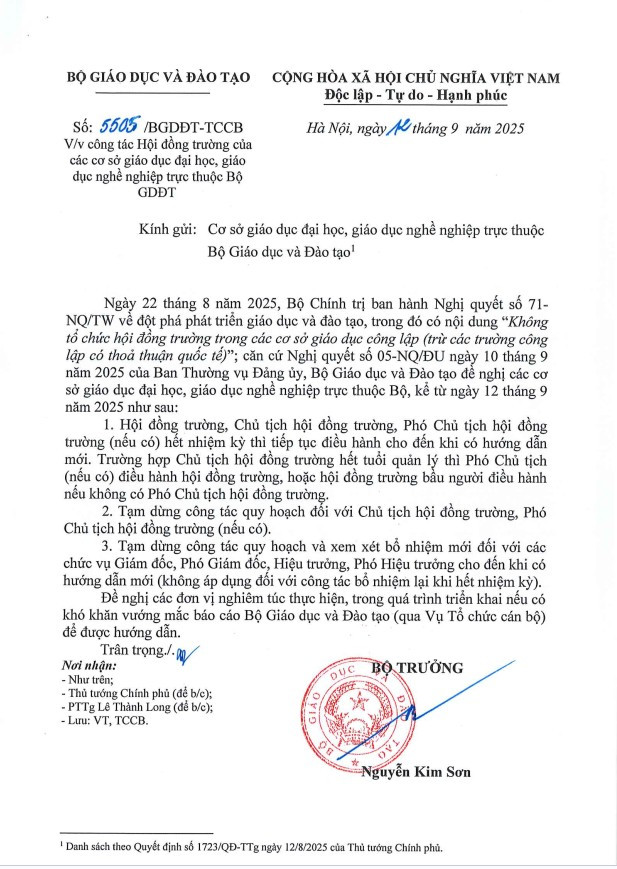 hội đồng trường
