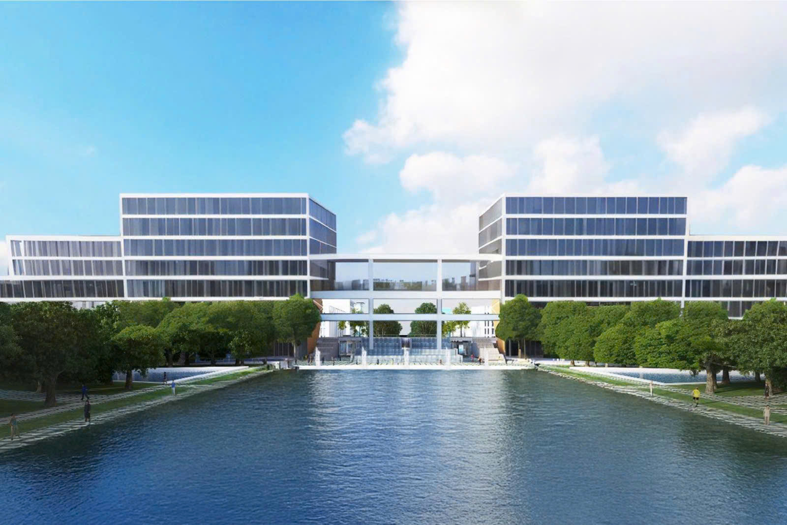 Phối cảnh campus HUIT