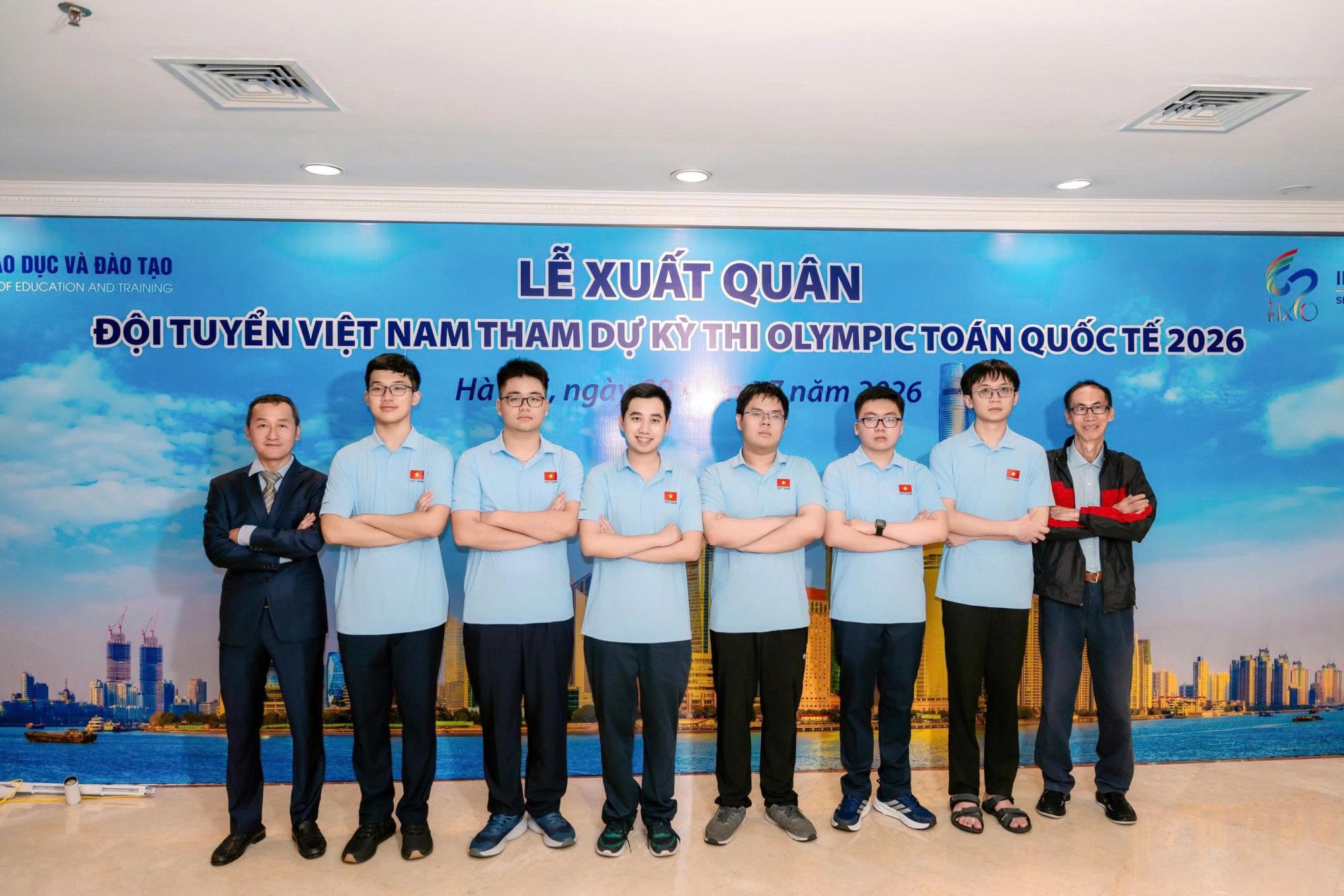 Đoàn học sinh Việt Nam dự Olympic Toán quốc tế 2026