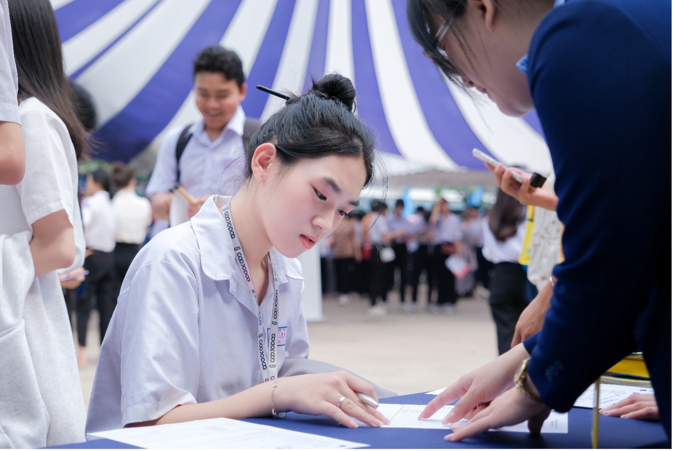 Thí sinh xét tuyển vào ĐH Gia Định